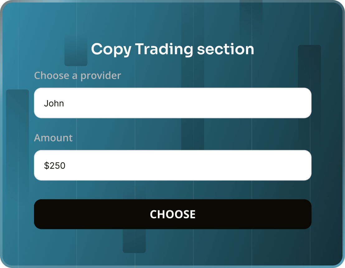 Go to the Copy Trading Section